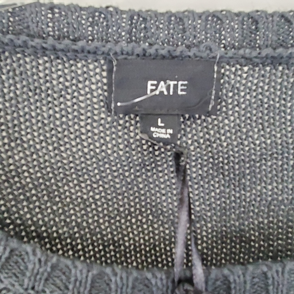 NWT Fate stripe semi crop pullover sweater - Picture 3 of 8